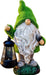 Garden Gnomes Decorations for Yard with Lantern Solar Light, 13" Cute Large Moss Garden Sculptures & Statues Outdoor Lawn Ornaments Garden Gifts for Spring Front Porch Patio