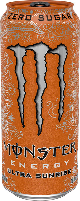 Ultra Sunrise, Sugar Free Energy Drink, 16 Fl Oz (Pack of 24)