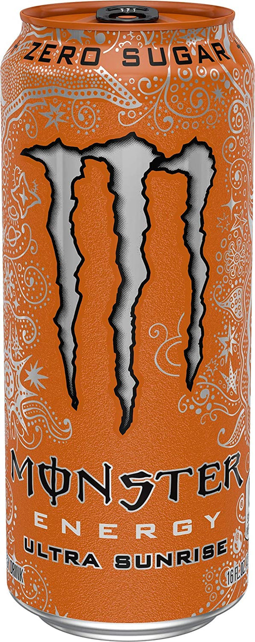 Ultra Sunrise, Sugar Free Energy Drink, 16 Fl Oz (Pack of 24)