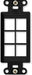 On-Q WP3413WH10 High Impact Flame Retardant Plastic 3-Port Decorator Outlet Strap, White, 10 Count