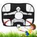 2 in 1 Pop up Kids Soccer Goal Indoor/Outdoor Soccer Target Net for Improving Passing and Shooting Accuracy for Backyard Indoor Outdoor Sports