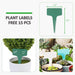 240 Cells Peat Pots Seed Starter Trays, 24 Packs Biodegradable Seedling Pots Germination Trays, Organic Plant Starter Kit with 15 Pcs Plant Labels