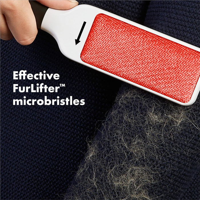 Good Grips Furlifter Pet Garment Brush Hair Remover for Clothing, White, Garment Brush