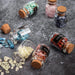 Witchcraft Crystals, 24 Bottles Witch Crystals Chakra Healing Stones Gemstones Chips Bulk Tumbled Gem for Home Decor Meditation Therapy Craft Supplies