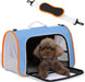 A4Pet Airline Approved Cat Carrier Expandable Dog Carriers,Soft-Sided Portable Pet Travel Washable Carrier for Kittens,Puppies,Rabbit,Hamsters
