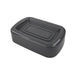 Mainstays Modern 4 Piece Solid Print Plastic Bath Accessories Set, Silver