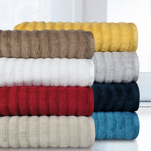 Mainstays Performance Textured Bath Sheet, 62" X 30", Arctic White