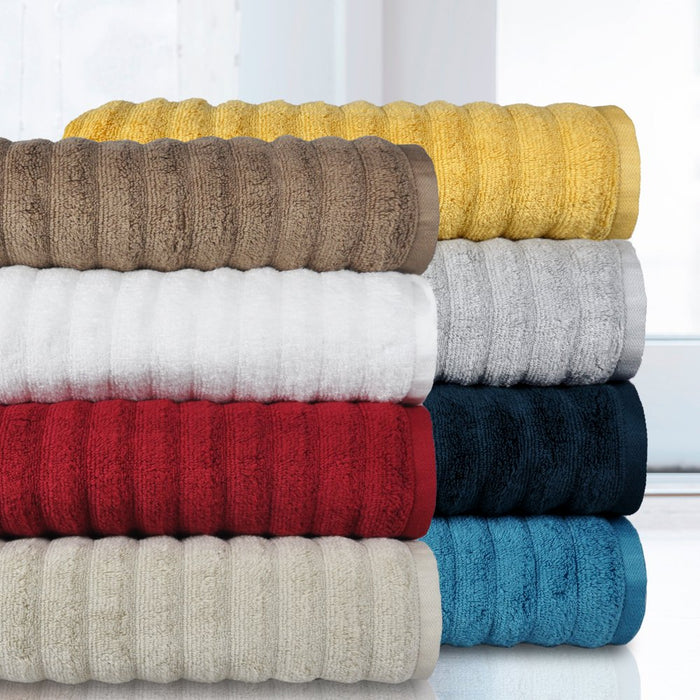 Mainstays Performance Textured Bath Sheet, 62" X 30", Arctic White