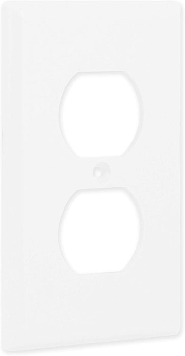 Power Gear Outlet Wall Plate Cover, 1 Gang, Light Switch Cover, 3.1” X 4.9”, Screws Included, Outlet Covers, Light Almond, 30866,Oversized
