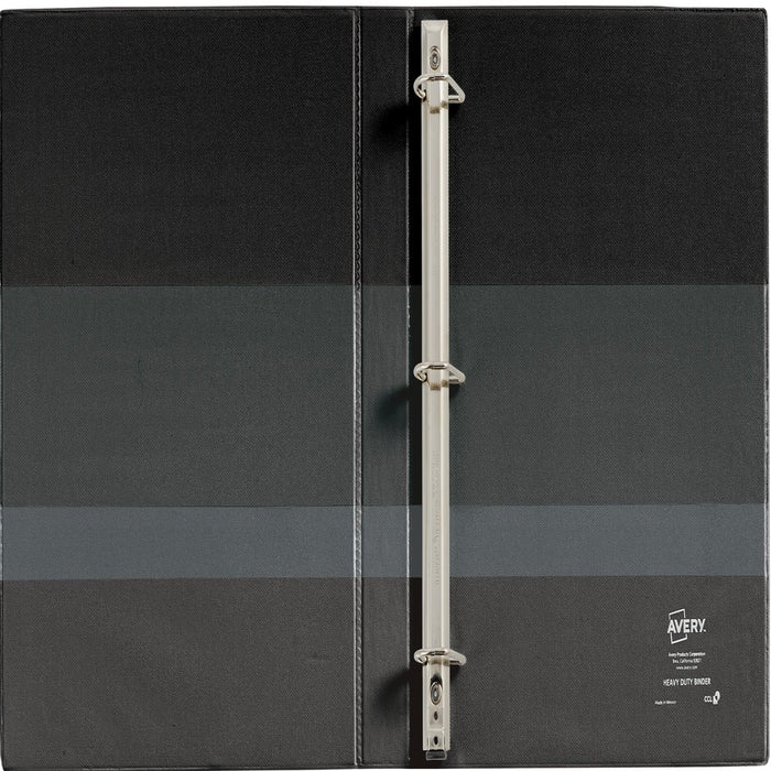 Avery Heavy Duty View Binder, Black, 2-Inch, Slant Ring, One-Touch, 530 Sheets (79390)