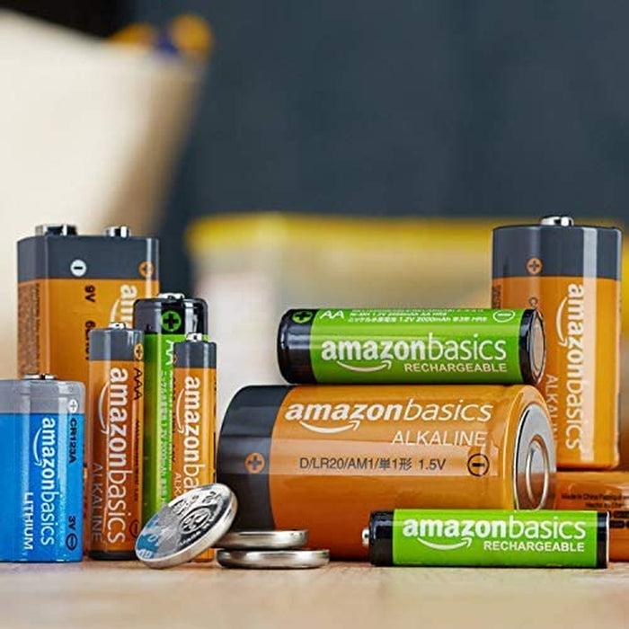 48 Pack AA High-Performance Alkaline Batteries, 10-Year Shelf Life, Easy to Open Value Pack