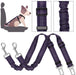Dog Seat Belt, 2 Pack Adjustable Pet Car Seatbelt High Elasticity Bungee Safety Belt Connect to Dog Harness in Vehicle Car Trip for Small Medium Large Dogs Daily Use
