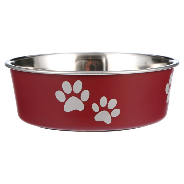 Loving Pets Bella Small Bowl, Merlot