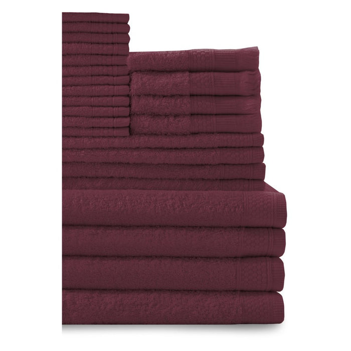 Baltic Linen Company 24 Piece Multi Count Complete Cotton Towel Set