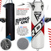 RDX Punch Bag for Boxing, 4Ft 5Ft Unfilled Heavy Bag anti Swing Set, White