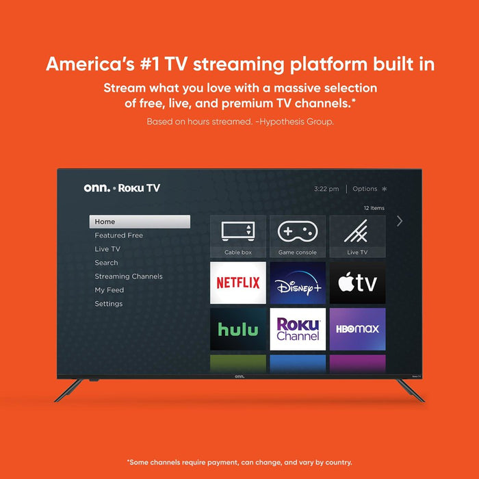 75” Class 4K UHD (2160P) LED Frameless Roku Smart TV (100044717)