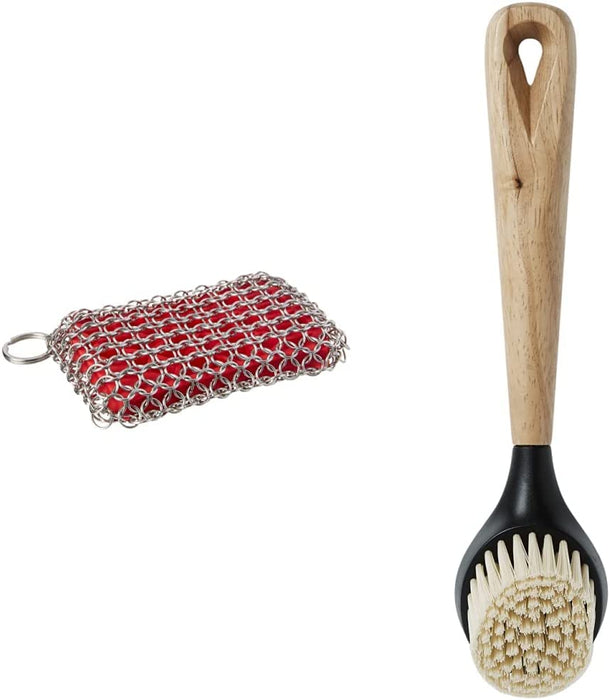 Lodge SCRAPERPK Durable Pan Scrapers, Red and Black, 2-Pack