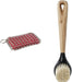 Lodge SCRAPERPK Durable Pan Scrapers, Red and Black, 2-Pack