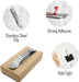 Attachable Pocket Clip for Smartphones GPS Walkie-Talkie Hip Clip 2 Pack Phone Clip for Belt Holster Stainless Steel Adhesive Accessories