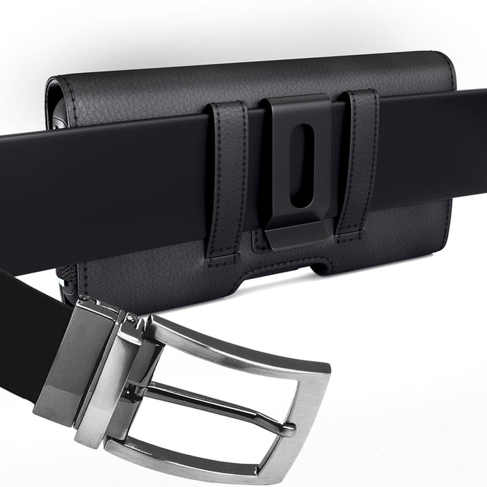 Bomea Holster for Iphone 11 Pro Max/ Xs Max Iphone 8 plus / 7 plus / 6S plus / 6 Plus, Premium Cell Phone Belt Case with Belt Clip Pouch Sleeve Belt Holder Cover for Large Iphone (Fits Phones with Cases On)