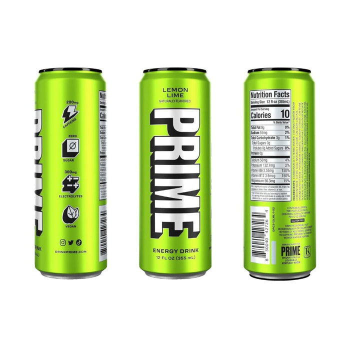 Hydration Sports Drink - Energy Drink - Lemon Lime - 8Pk