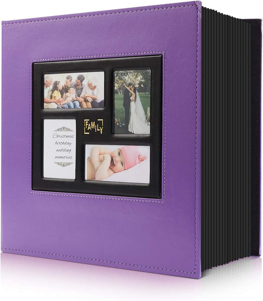Photo Album 4X6 500 Pockets Photos, Extra Large Capacity Family Wedding Picture Albums Holds 500 Horizontal and Vertical Photos (500Pockets, Teal)