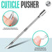 4 PCS Nail Care Kit, Nail Cuticle Nippers,  Ingrown Toenail Tools Kit, Toenail File and Lifters Stainless Steel, Nail Lifter, Nail Cuticle Pushers, Professional Manicure and Pedicure Set