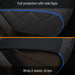 Bench Dog Car Seat Cover for Back Seat, Waterproof Dog Seat Covers for Cars, Durable Scratch Proof Nonslip, Protector for Pet Fur & Mud, Washable Backseat Dog Cover for Cars & Suvs