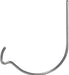 591821 Monkey H, Picture Hanger, Mirror Hanging for Drywall, Hangs up to 35 Pounds, Steel (10 Piece) , White