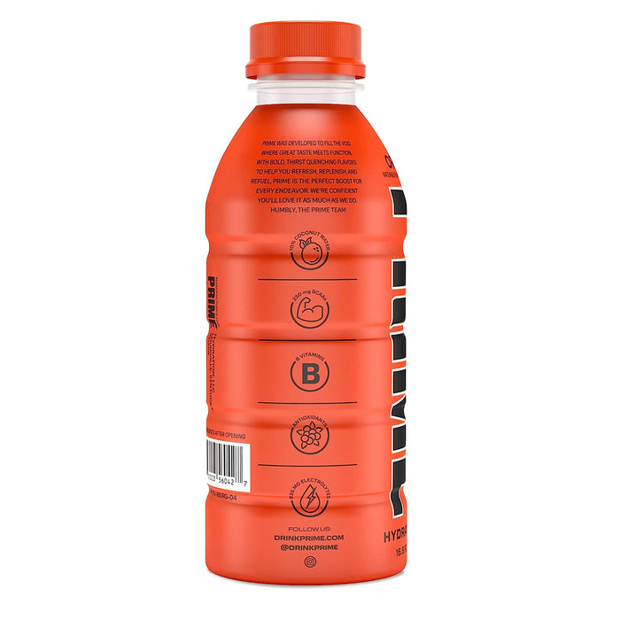 Drink Sports Beverage "ORANGE," Naturally Flavored, 10% Coconut Water, 250Mg Bcaas, B Vitamins, Antioxidants, 835Mg Electrolytes, Only 20 Calories per 16.9 Fl Oz Bottle (Pack of 12)
