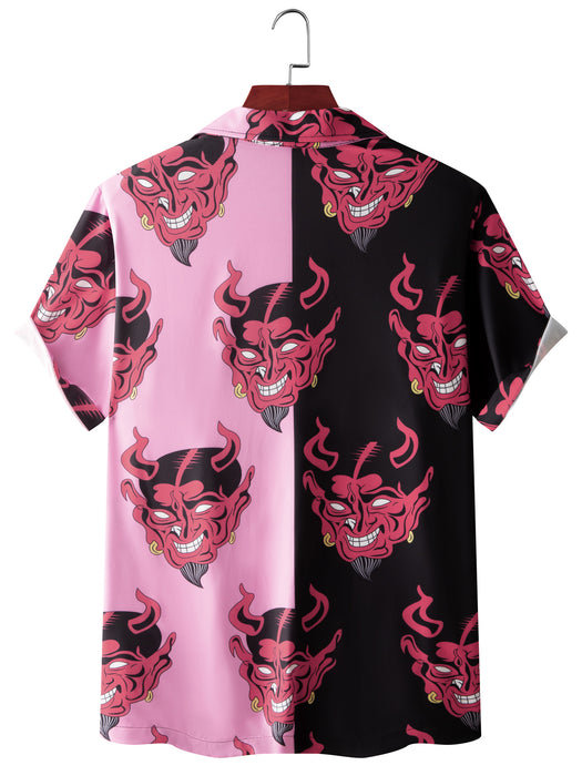 Men'S Clothing Demon Print Tshirt Winning Products