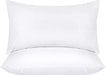 Throw Pillows Insert (Pack of 2, White) - 18 X 18 Inches Bed and Couch Pillows - Indoor Decorative Pillows