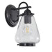 Better Homes & Gardens Outdoor Wall Sconce Black, 1 A19 Bulb Included