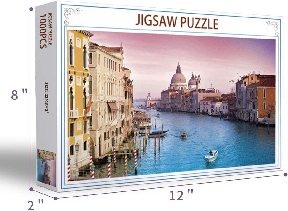 Jigsaw Puzzles for Adults 1000 Piece Large Puzzle for Adults Kids Harbor City Jigsaw Puzzle