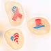 ROCKIMPACT 12-Pack US Patriotic Rocks - American Flag Decor Outdoor - USA Decorations for Home