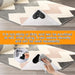 36 Pack Rug Gripper Tape, Reusable Washable Carpet Tape, Double Sided Non-Slip Rug Pads Rug Gripper for Hardwood Floors and Tile, Rug Stopper for Area Rugs