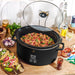 Beautiful 6QT Programmable Slow Cooker, Black Sesame by Drew Barrymore