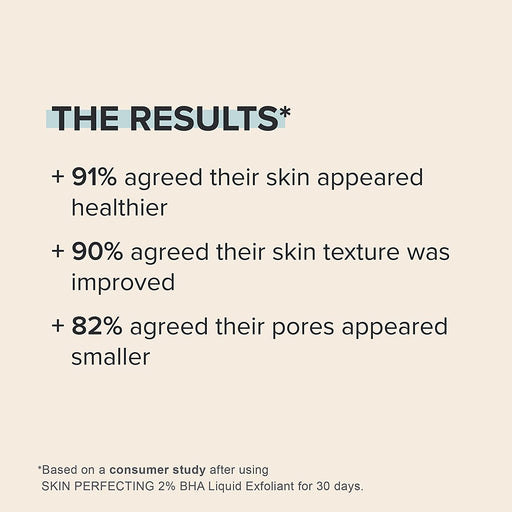 Paulas Choice--Skin PERFECTING 2% BHA Liquid Salicylic Acid Exfoliant--Facial Exfoliant for Blackheads, Enlarged Pores, Wrinkles & Fine Lines, 4 Oz Bottle