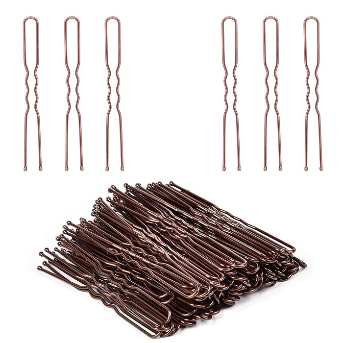 U Shaped Hair Pins,  2.4 Inch Hair Pins for Buns Ballet Bun Hair Pins for Women with Storage Box