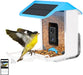 Smart Bird Feeder with Camera, Bird House with Camera and Solar Roof, 1080P HD Camera Auto Capture Bird Videos & Notify and Built-In Microphone (Include 32G SD Card)