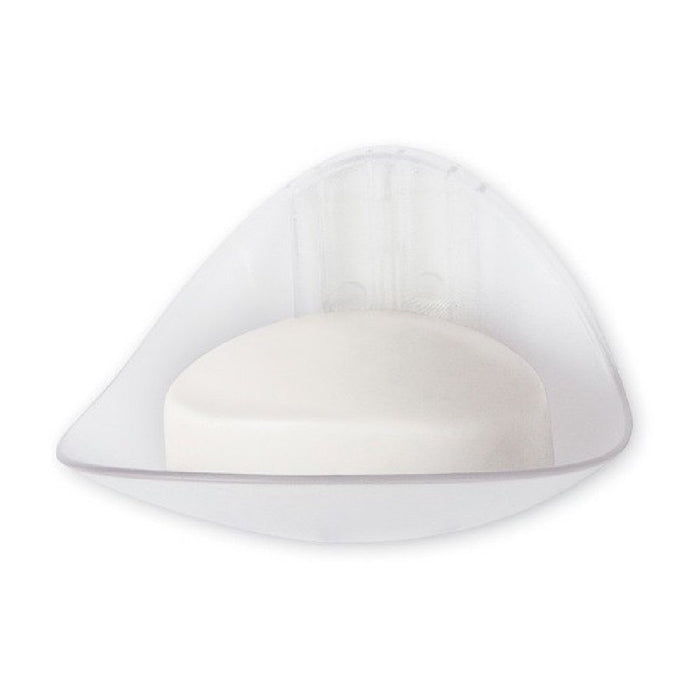 BATH14 Command Soap Dish Bath Adhesive Damage Free Plastic Frosted, 2-Pack