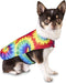 Dog Clothes - Handmade Dog Poncho from Authentic Mexican Blanket by  (Blue, Large)