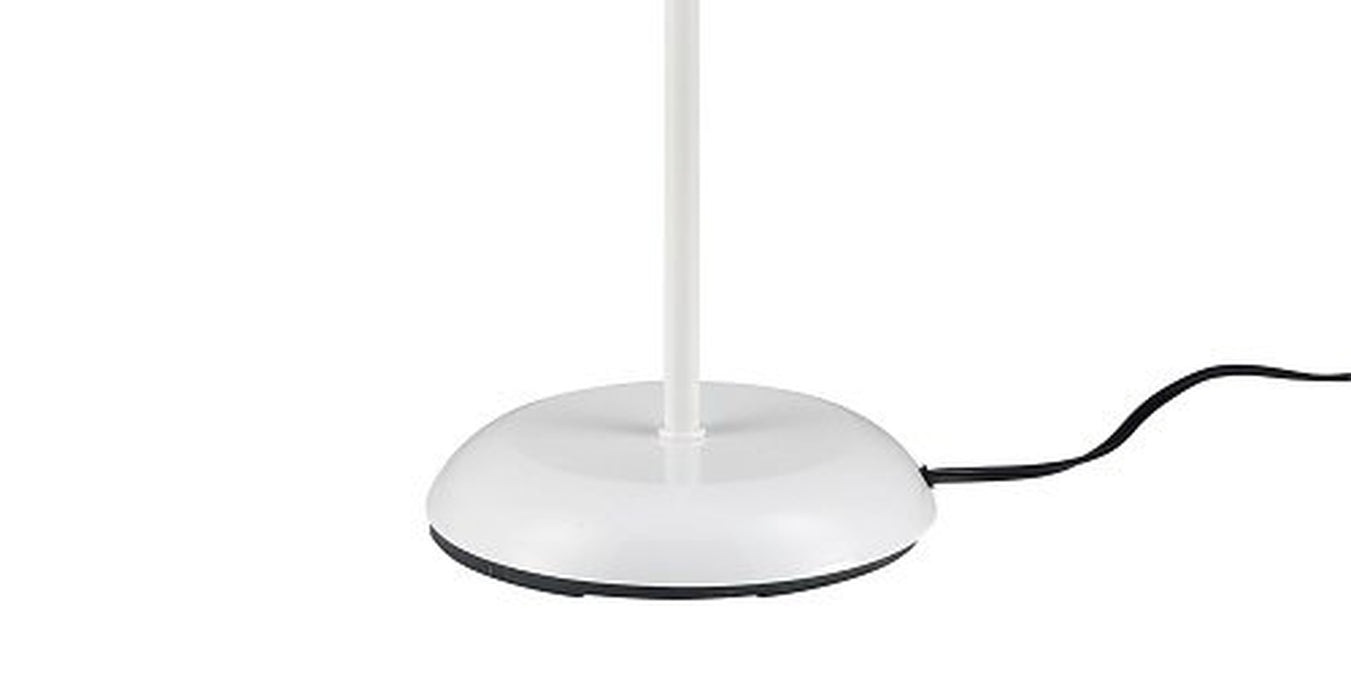 Mainstays 72" Combo Floor Lamp White Finish, White Plastic Shades