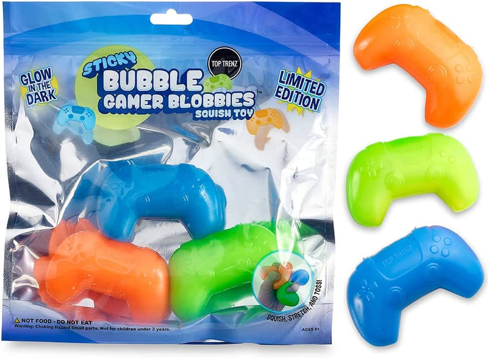 Top Trenz Sticky Bubble Blobbies -Squishy Fidget Toys for Kids. Cool Pack of Toy for Boys & Girls. Small Sensory Ball for Stress Relief. Classroom Fidget Toy, Party Favors & Prizes.(Frappe/Ice Cream)