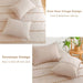 Taupe King Comforter Set Boho Bedding,Pom Pom Bohemian Bed Comforter King Bedding Set Lightweight 3 Pieces