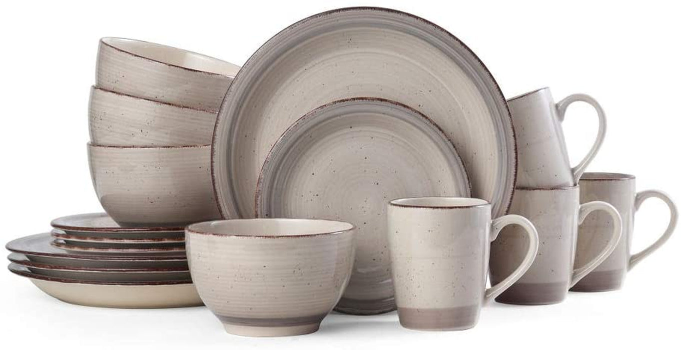 Pfaltzgraff Sadie 16-Piece Dinnerware Set, Cream