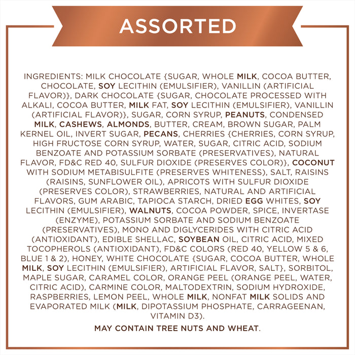 , Assorted Milk & Dark Chocolates, Chocolate Gift Box, 17 Pieces in 9 Delicious Flavors 9.4 Oz. Chocolates, the Perfect Gift