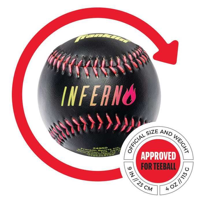 Baseball Inferno Teeball Set - 25" Bat