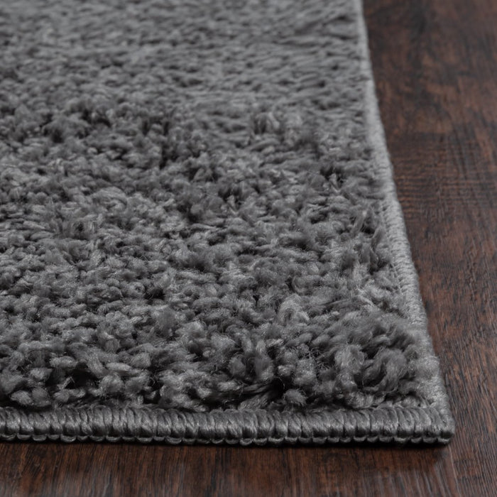 Mainstays Solid Casual Gray Shag Area Rug, 5'X7'
