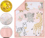 The Peanutshell Crib Bedding Set for Baby Girls, Wildest Dreams, 3 Pieces